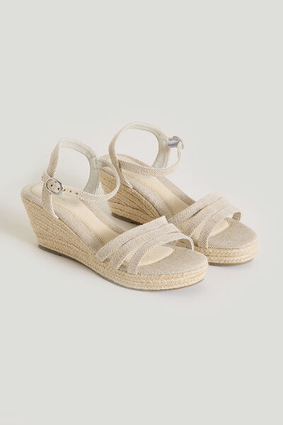 Sandales compensées femme