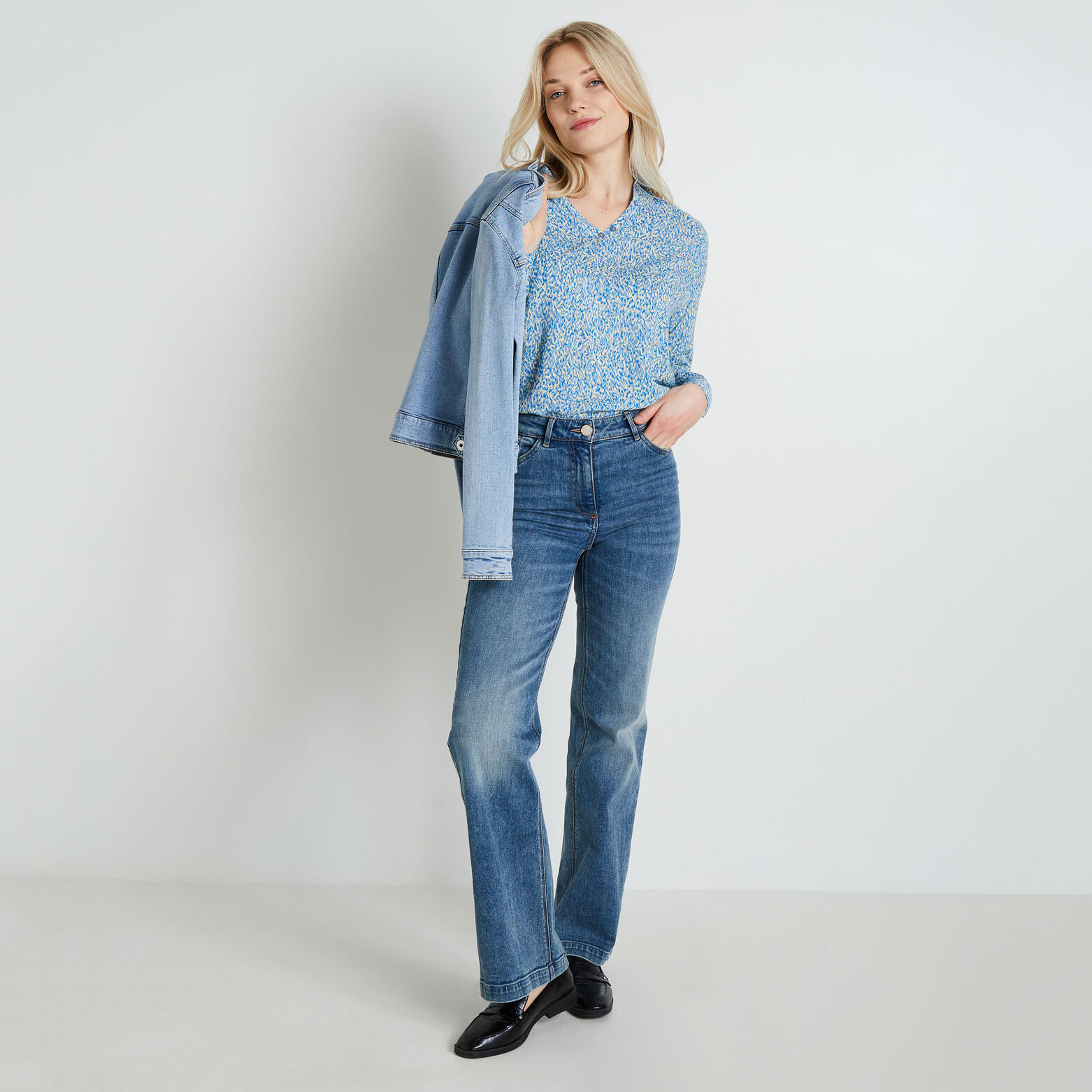 Blouse imprimée femme
