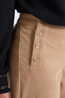Pantalon velours femme