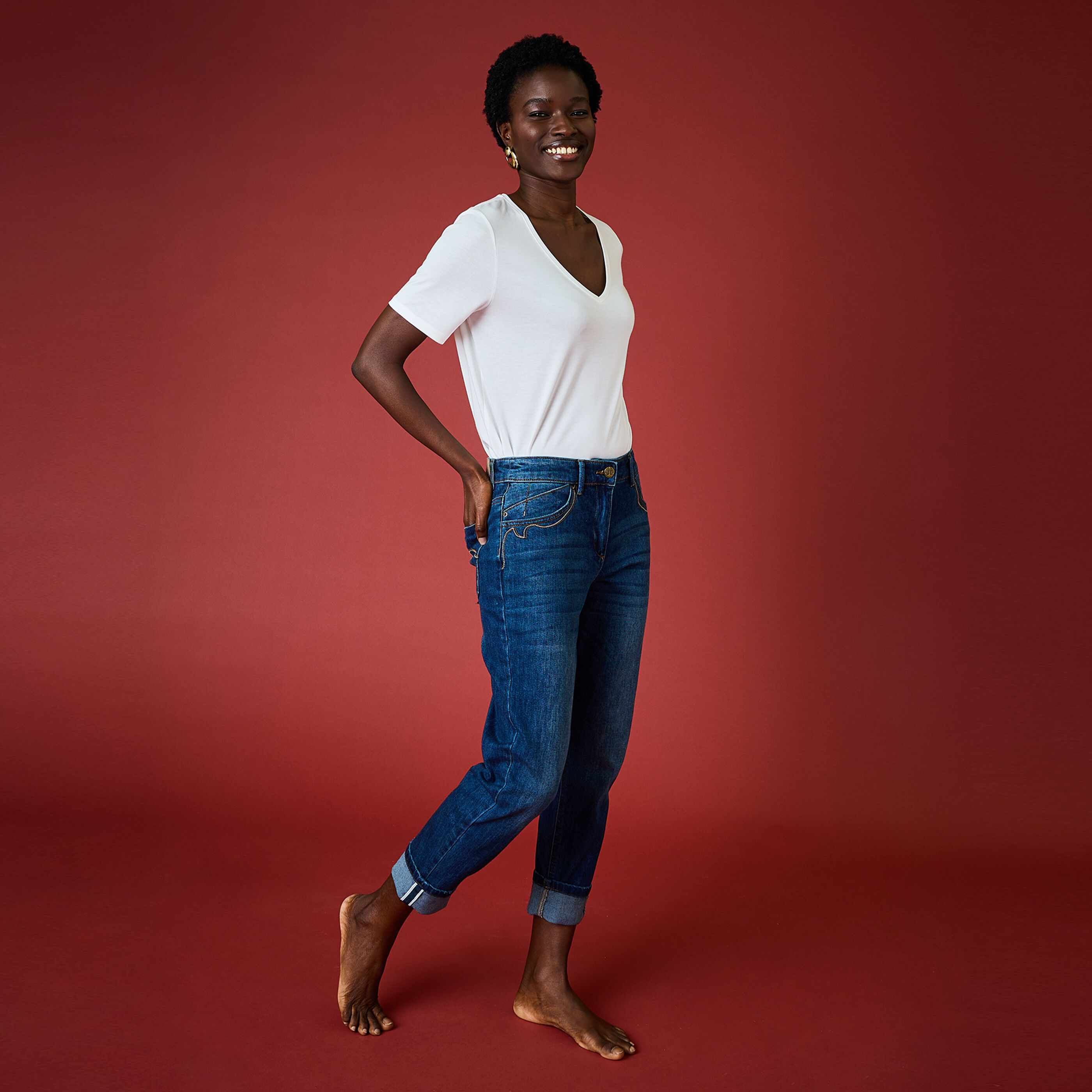 Jean boyfriend SEATTLE BF01 femme