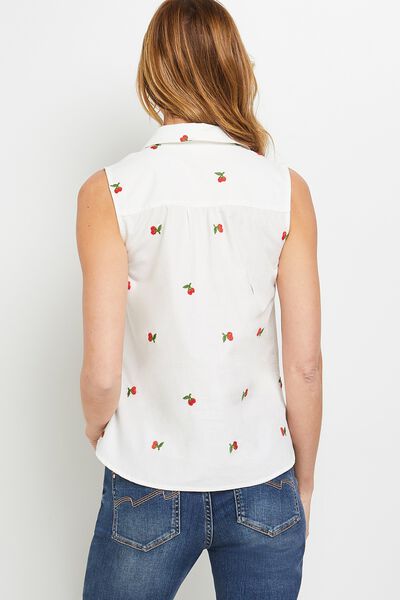 Chemise sans manches femme