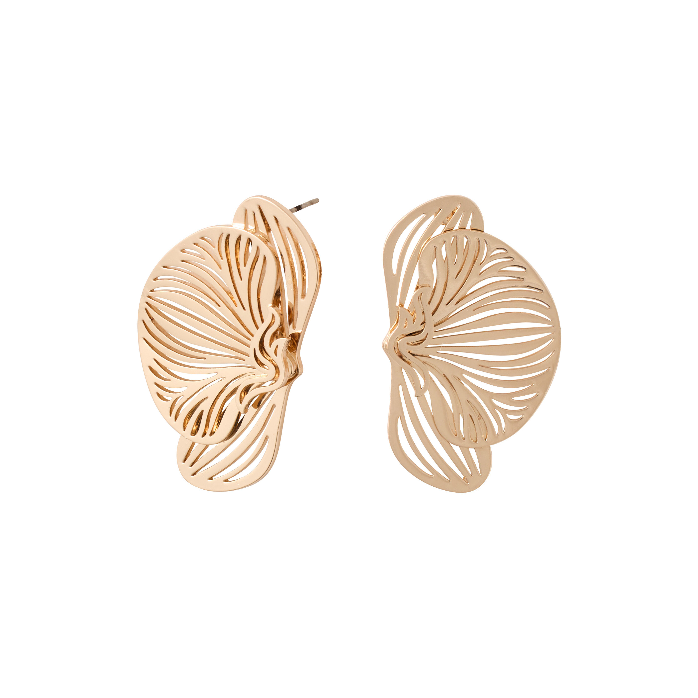 Boucles d&rsquo;oreilles demi-fleurs