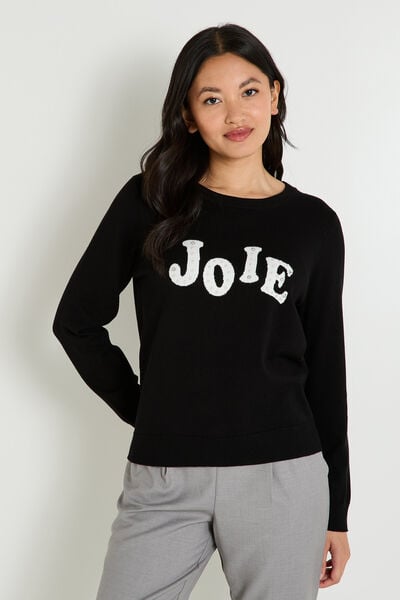 Pull col rond femme