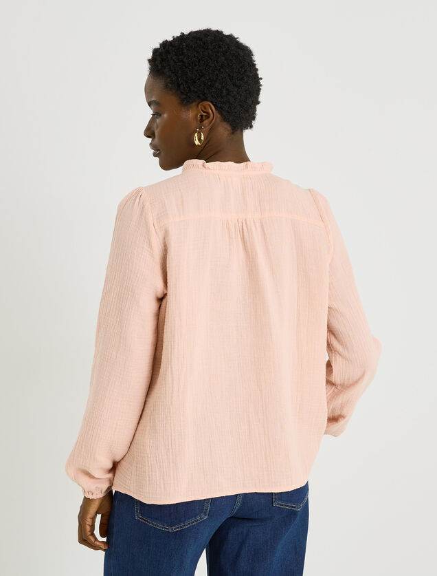 Chemise en gaze de coton femme