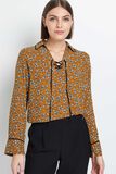 Blouse imprimé fleuri femme