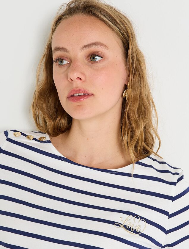 T-shirt rayé femme