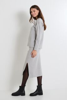 Pull col rond femme