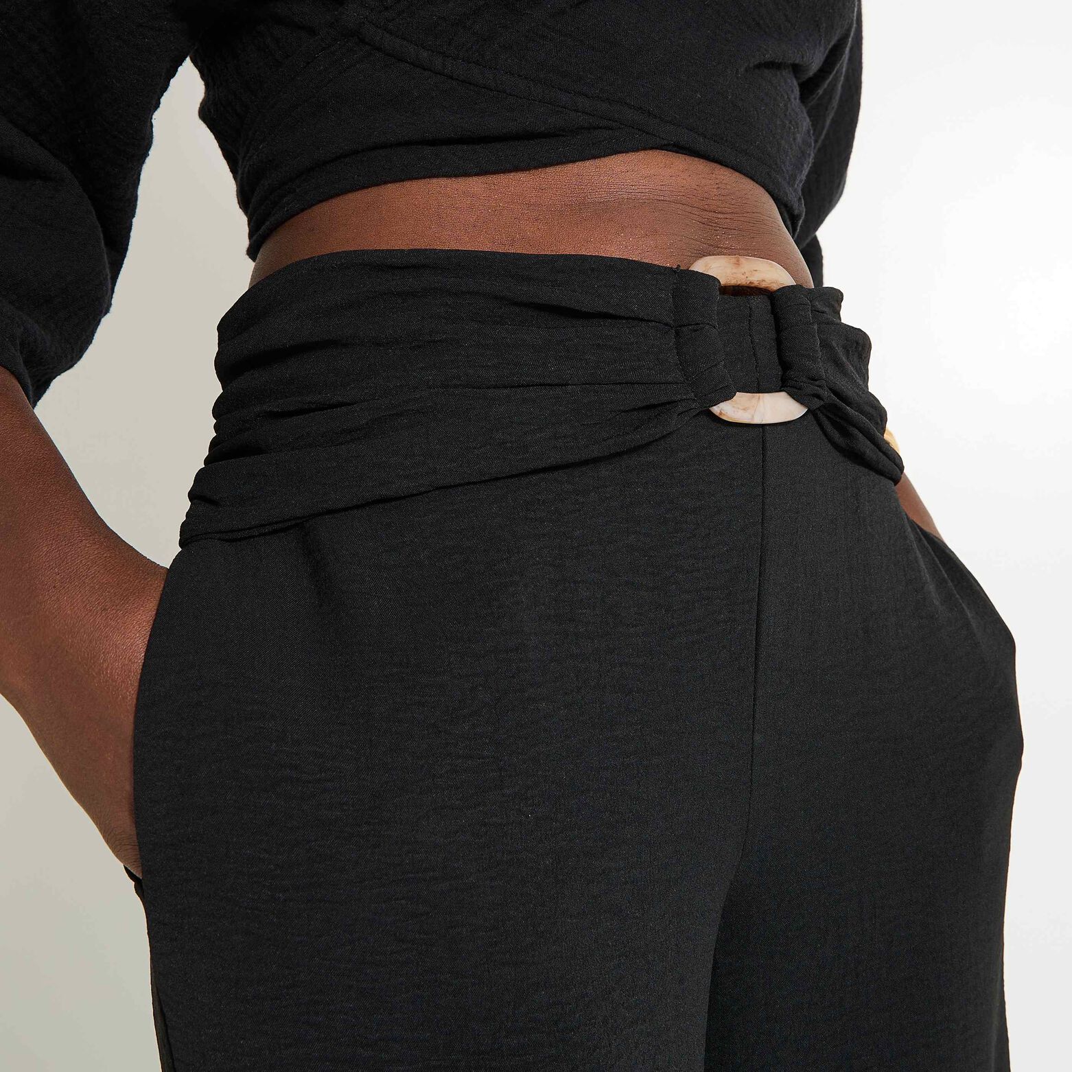 Pantalon large femme