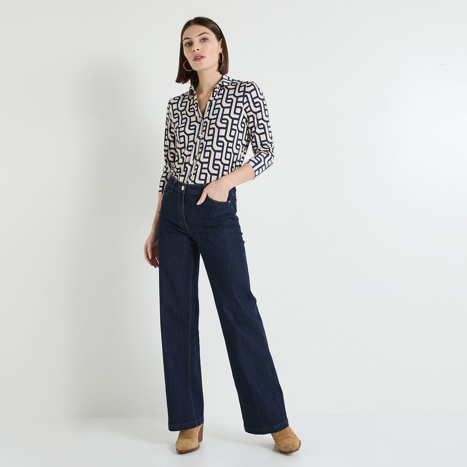 Chemise en maille femme