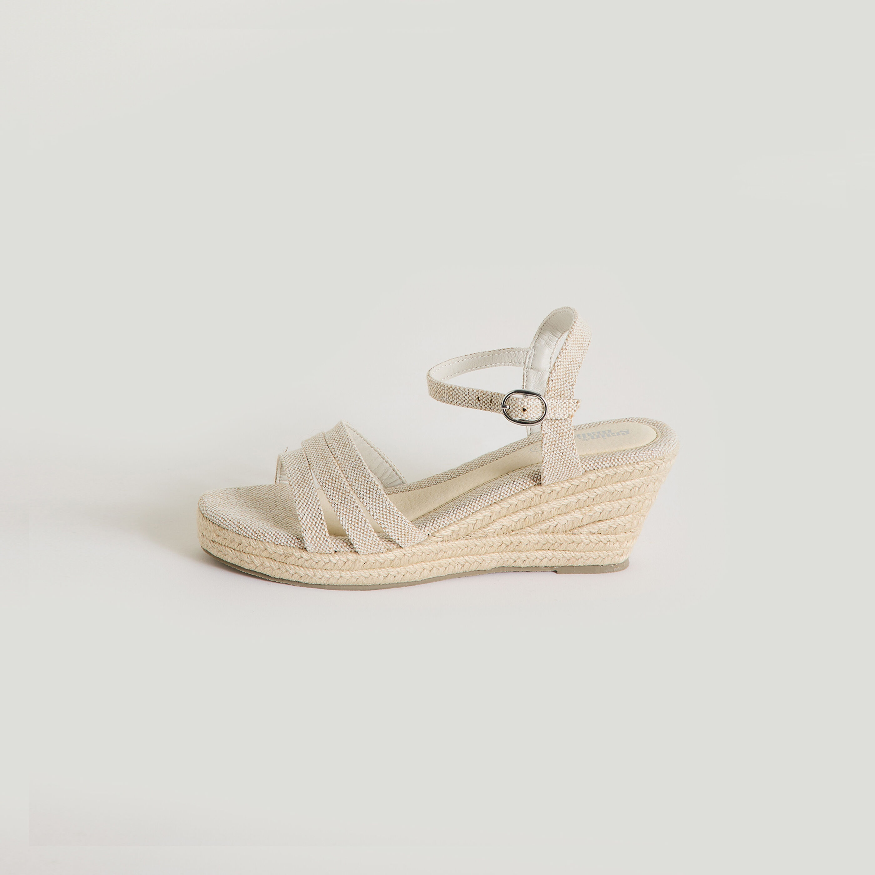 Sandales compens&eacute;es femme