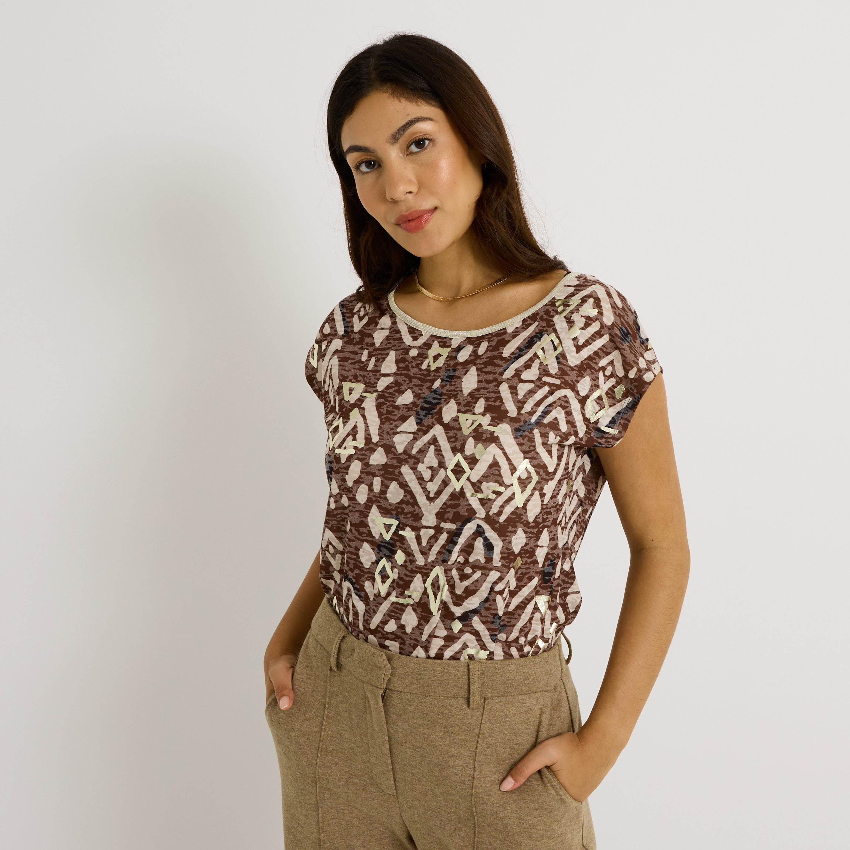 T shirt Col rond femme