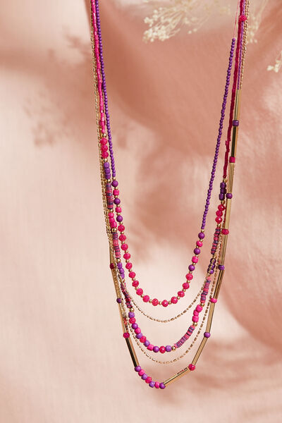 Collier multirang sequins