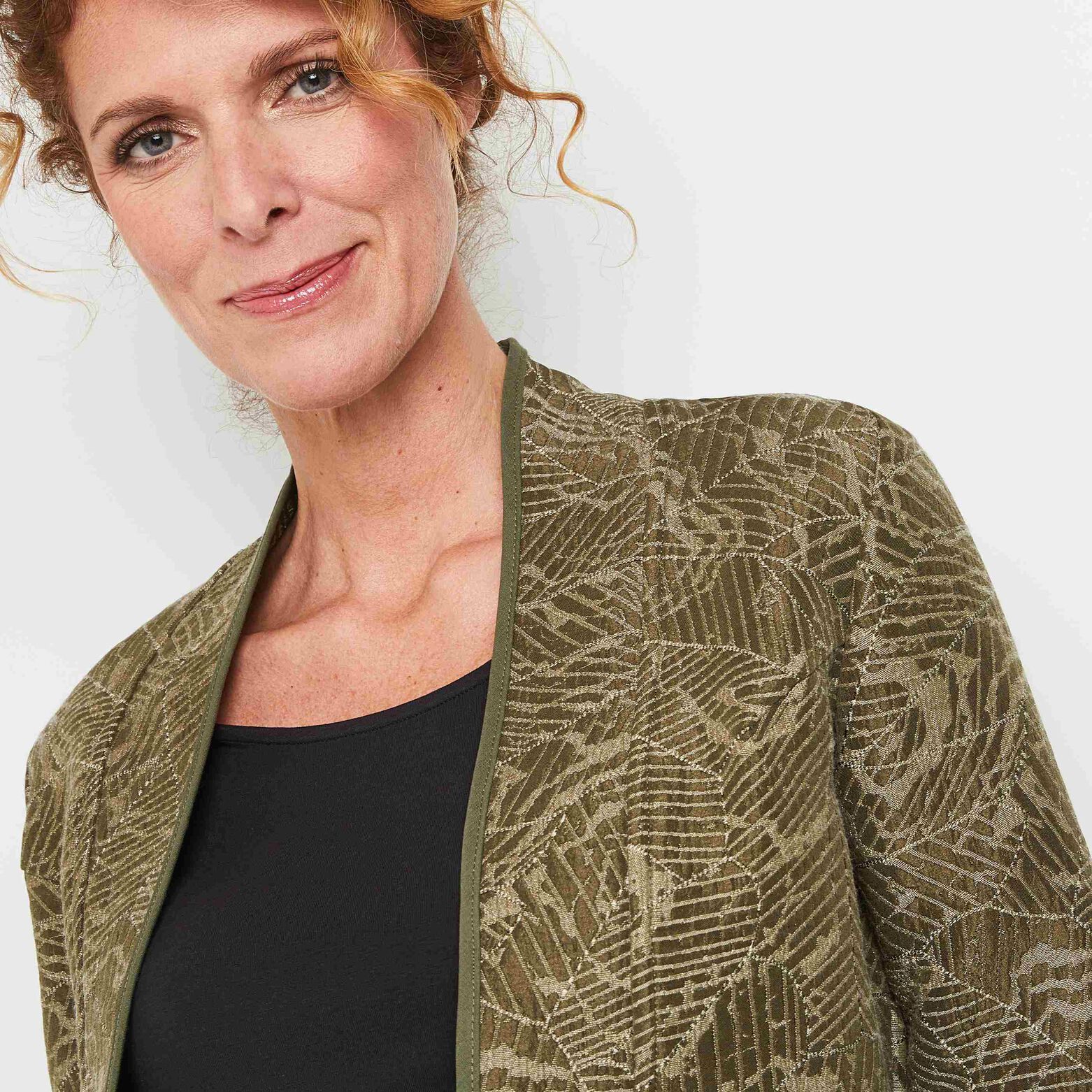 Veste jacquard femme