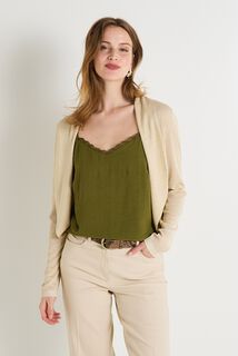 Gilet manches longues femme