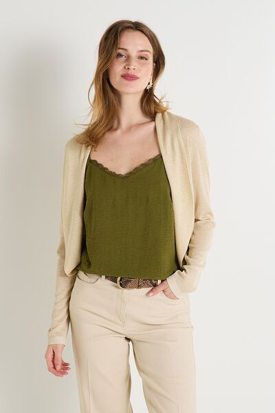 Gilet manches longues femme