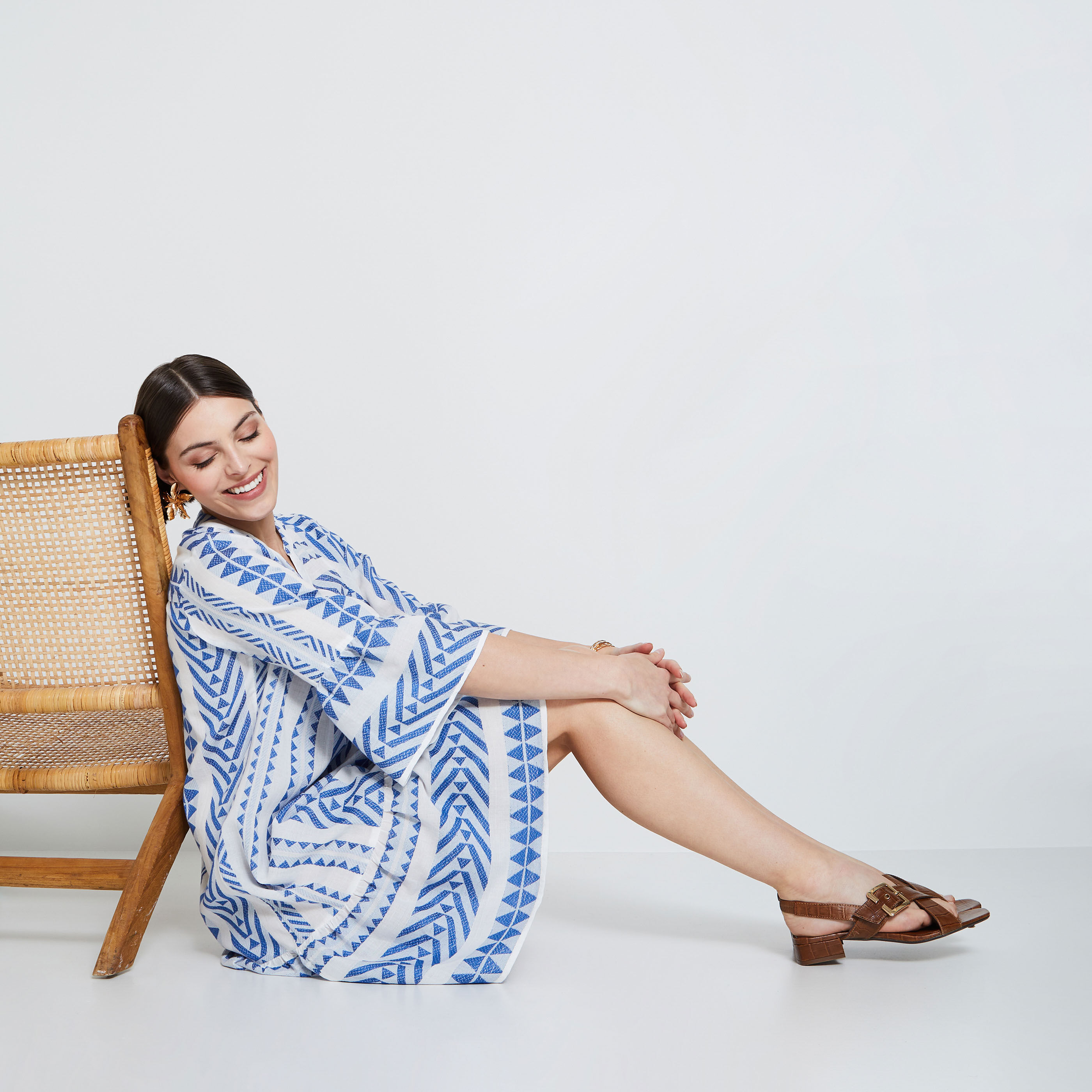 Robe imprim&eacute;e femme