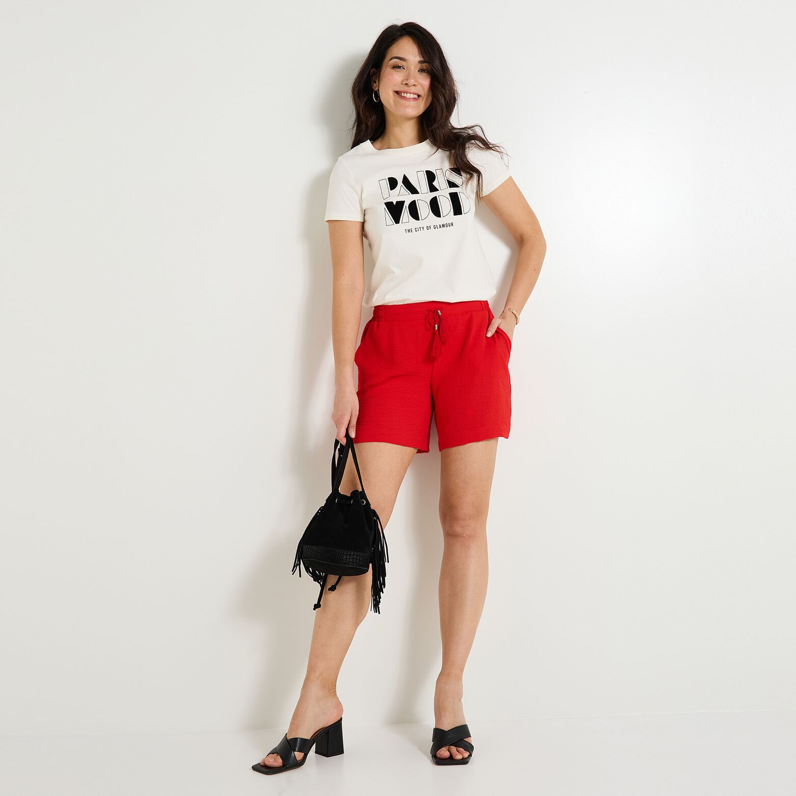 Short fluide femme