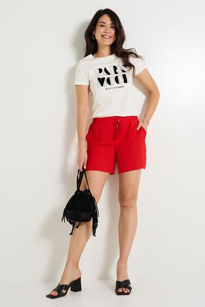Short fluide femme