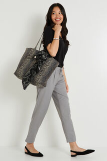 Pantalon taille élastiquée femme