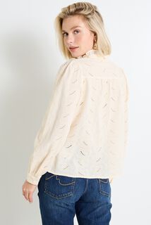 Chemisier col montant femme