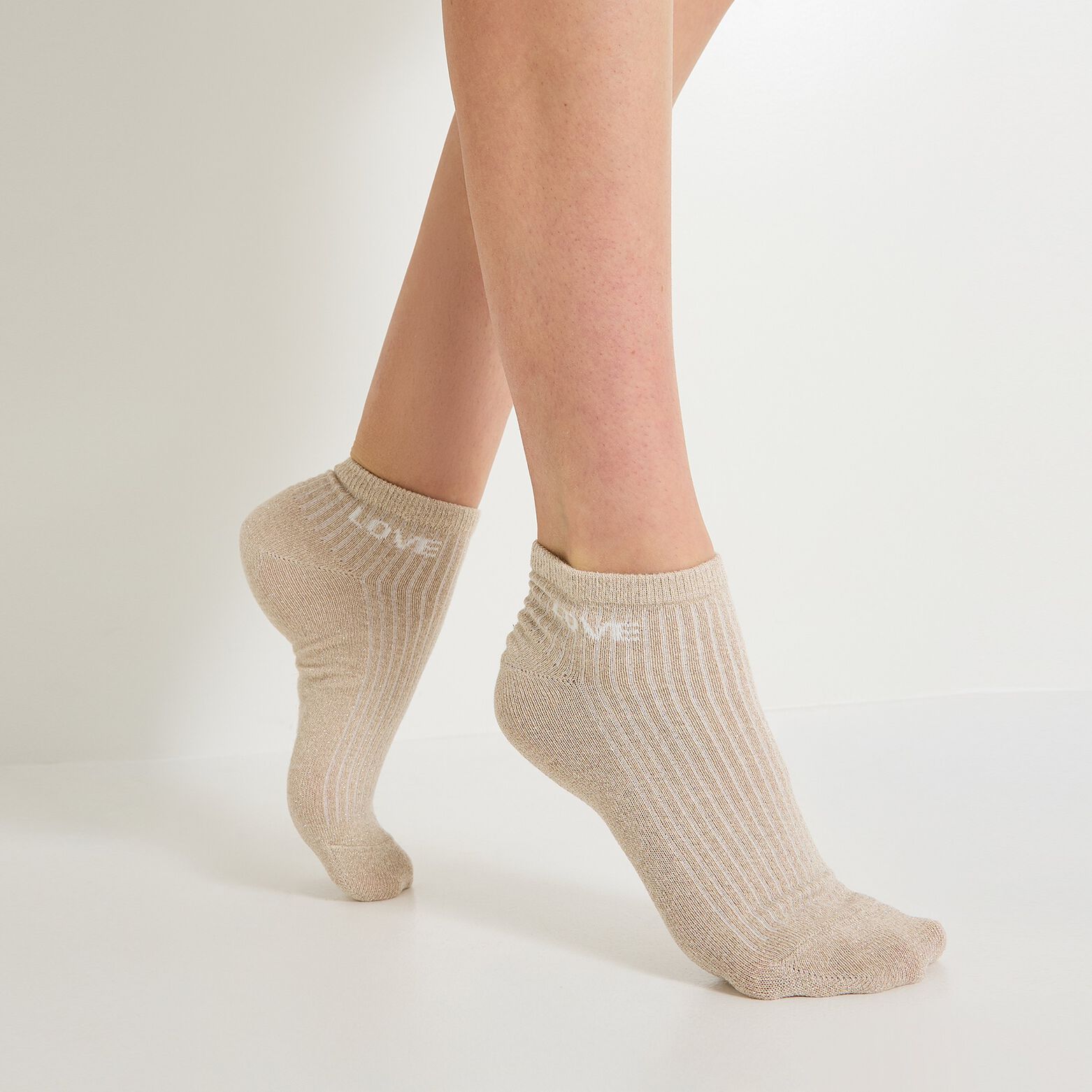 Lot de 2 paires de socquettes femme