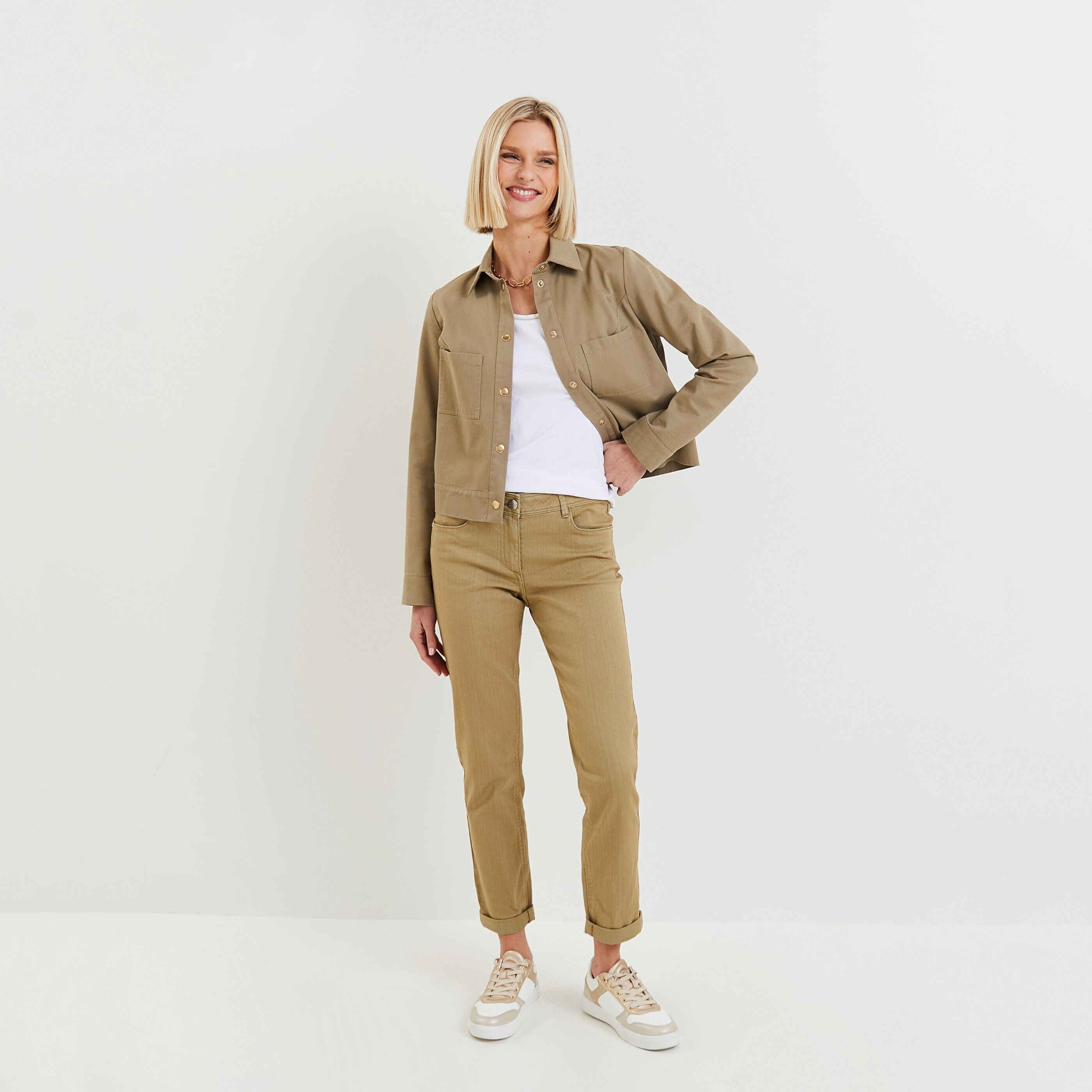 Jean raccourci CANCUN femme