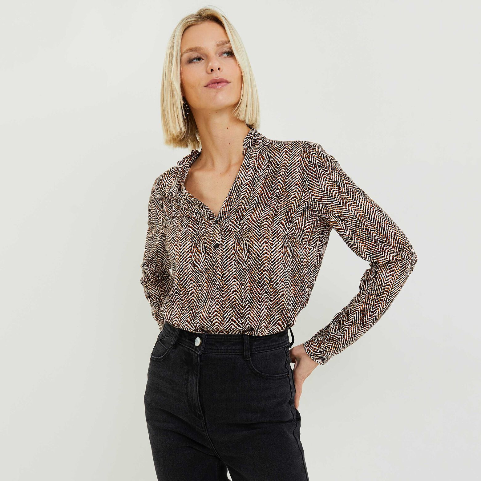 Blouse imprimée femme