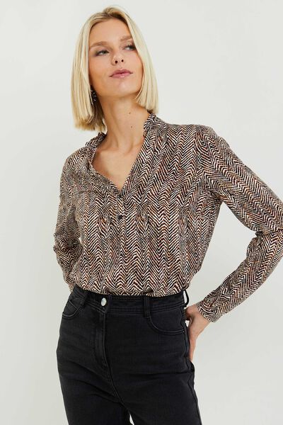 Blouse imprimée femme