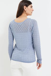Gilet ajouré femme