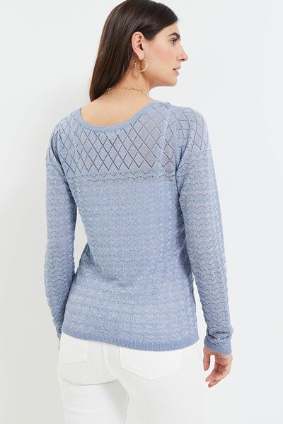 Gilet ajouré femme