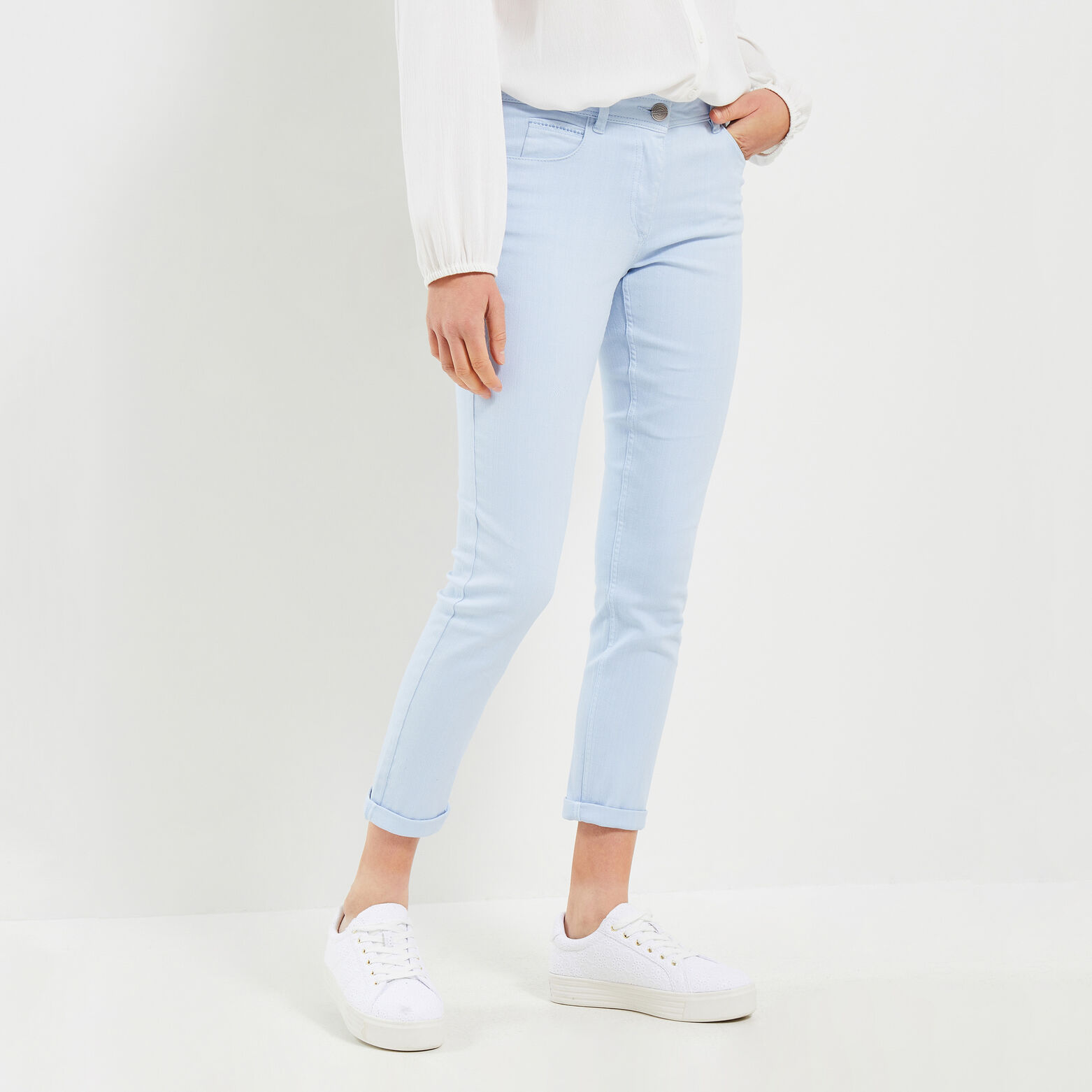 Jean raccourci CANCUN femme