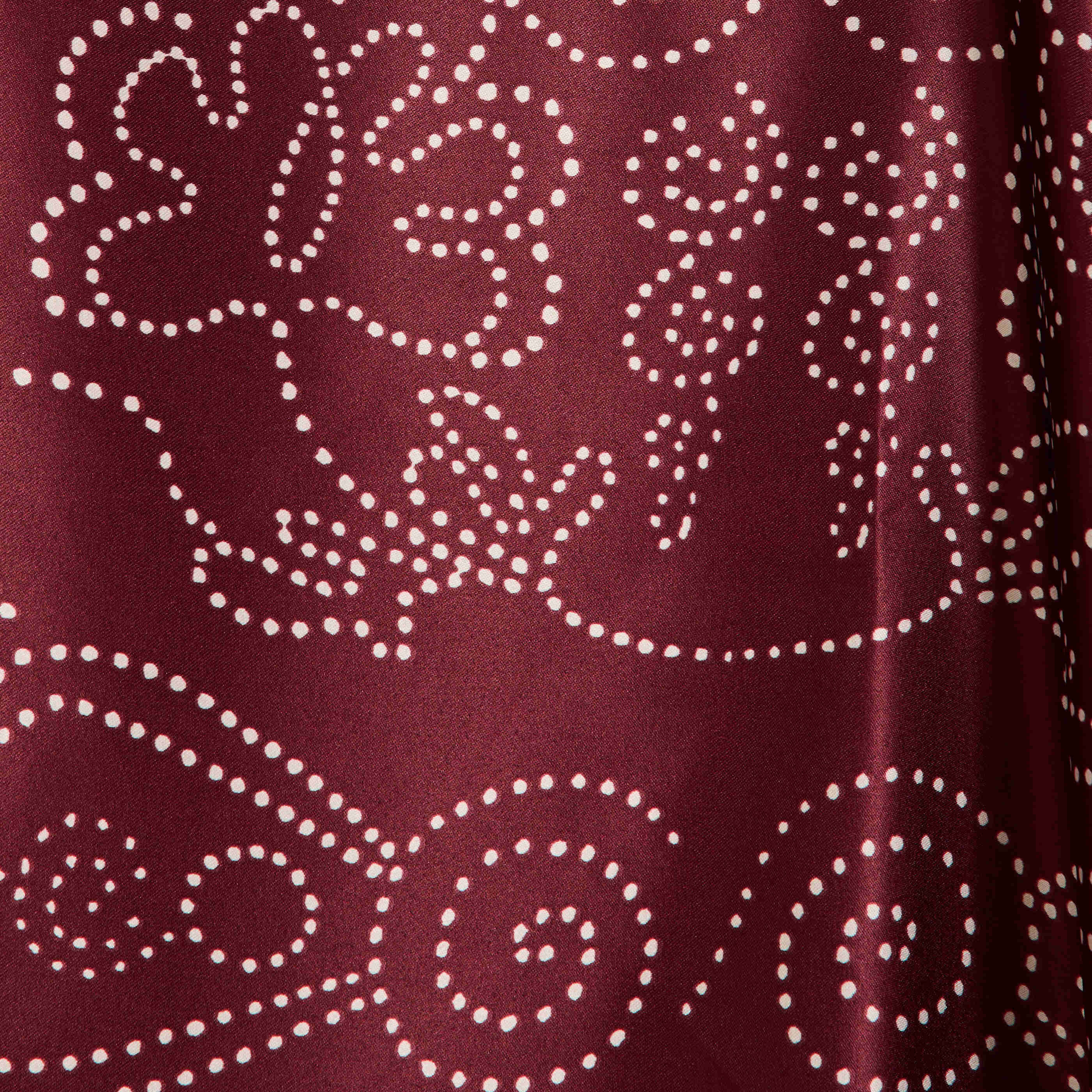 Foulard carr&eacute; imprim&eacute; femme