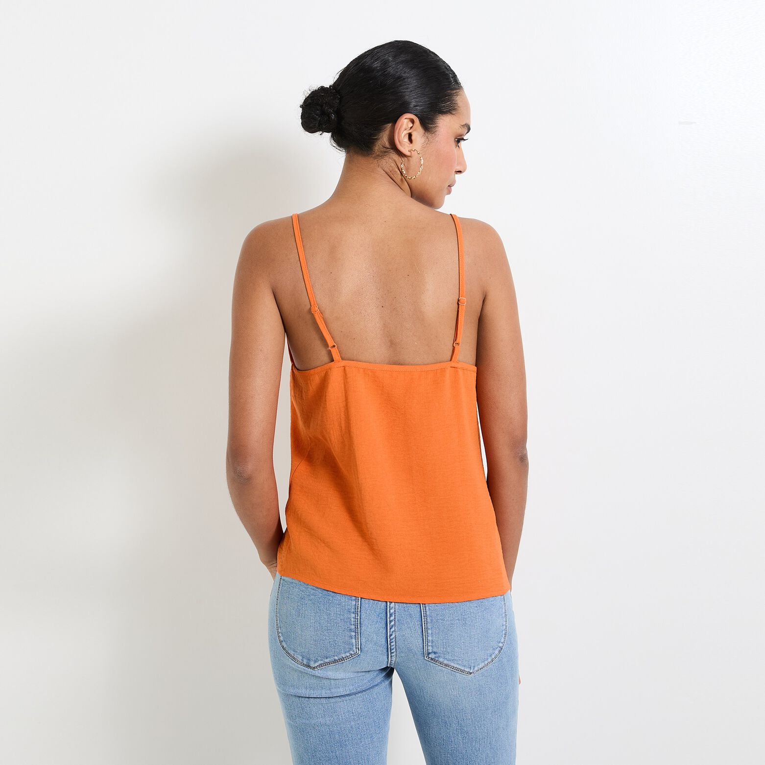 Débardeur col V femme