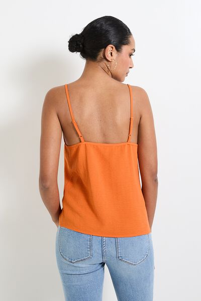Débardeur col V femme