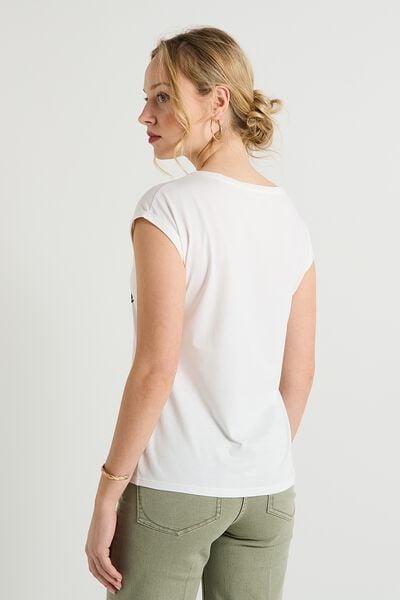 T-shirt col rond femme