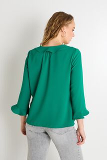 Blouse à volants femme