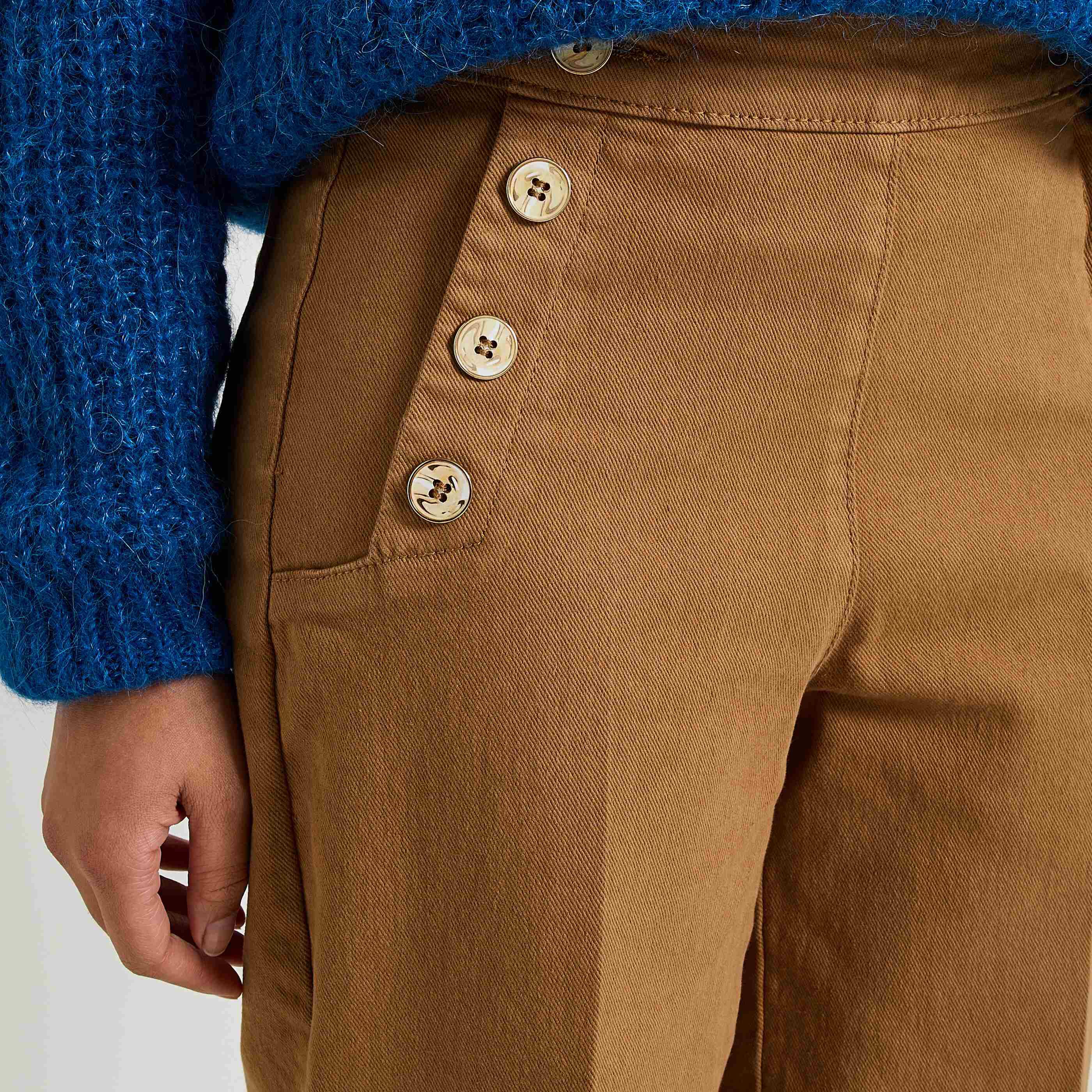 Jean flare POMPON F02 femme