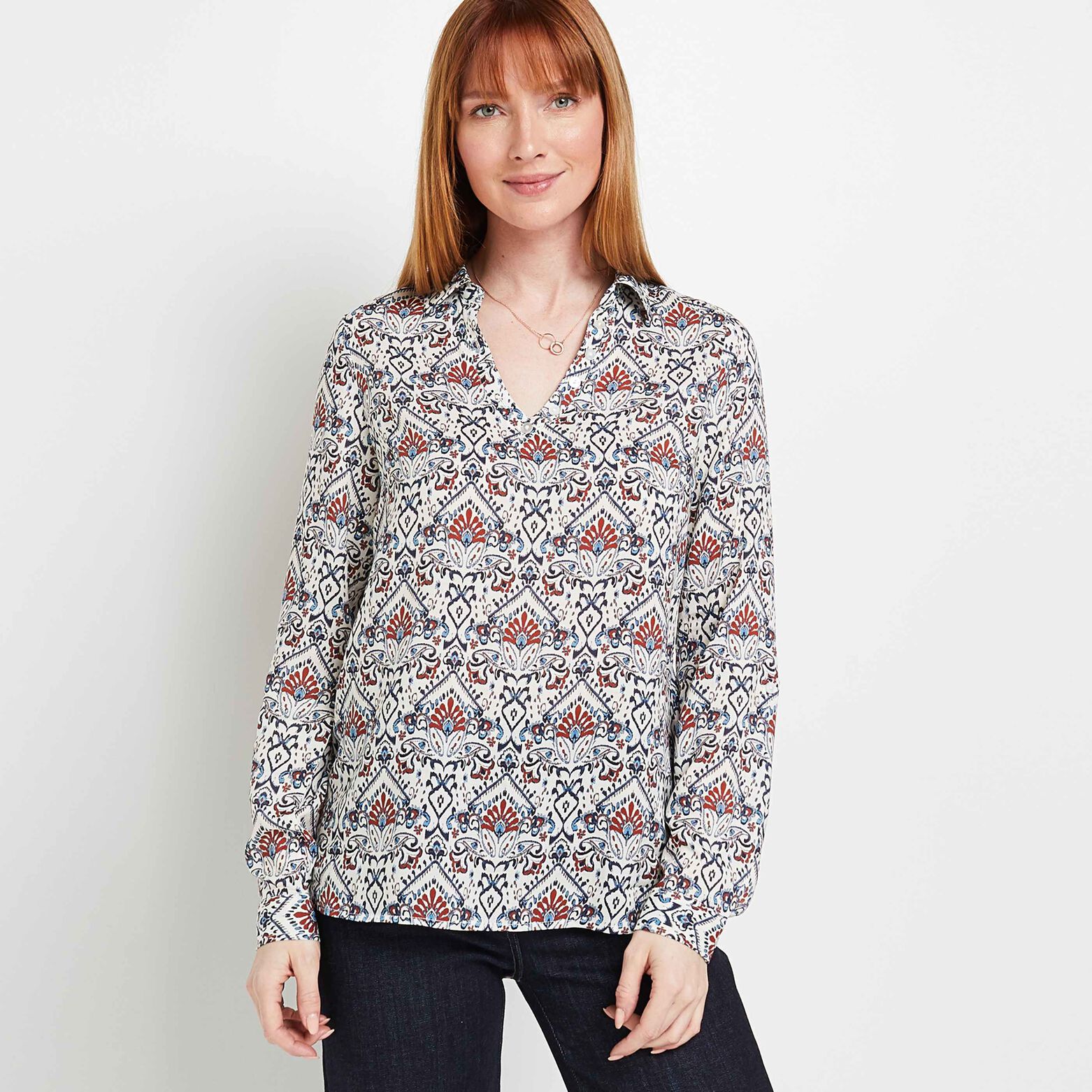 Blouse imprimée femme