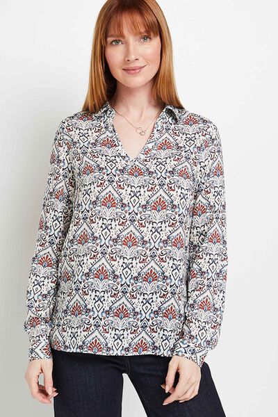 Blouse imprimée femme
