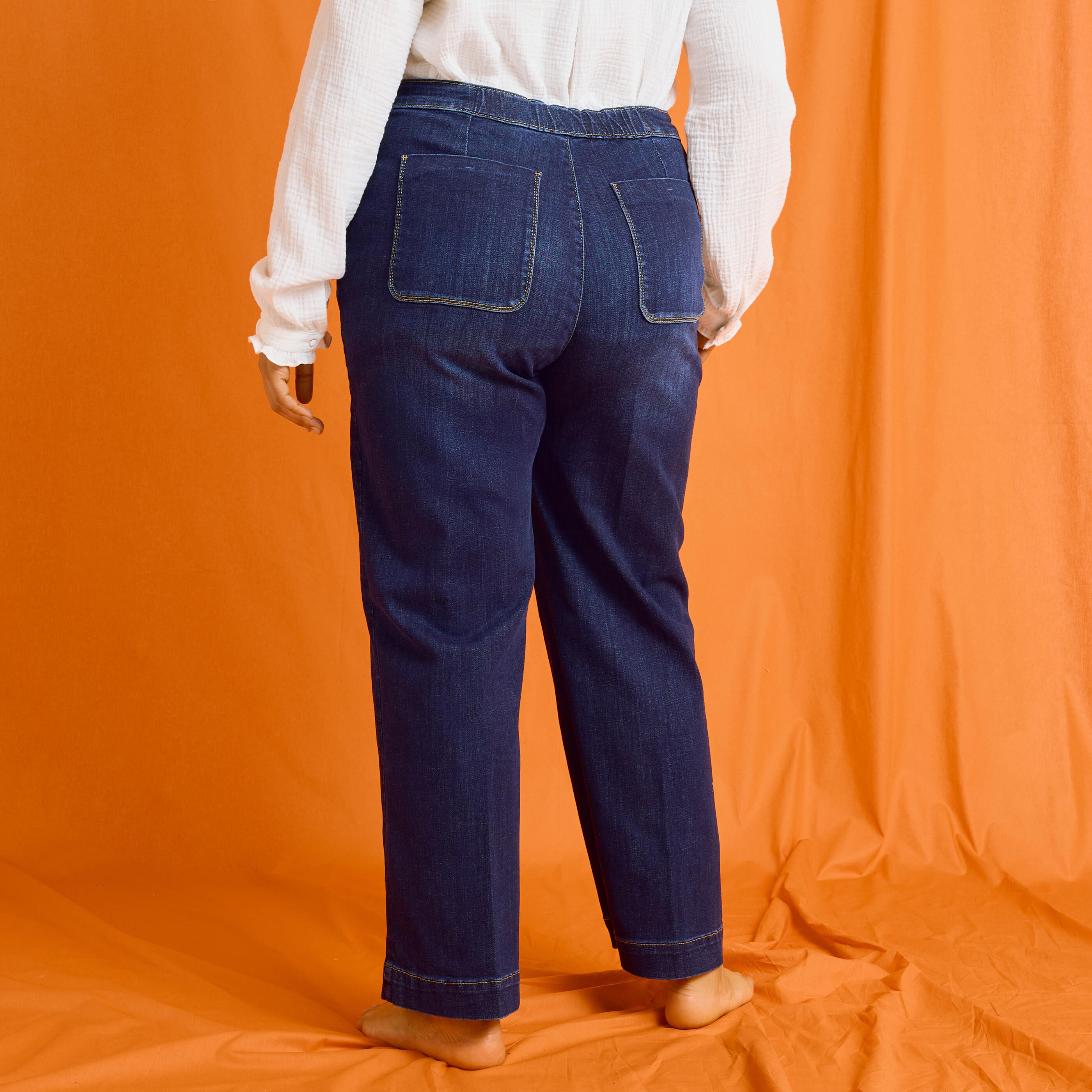 Jean flare POMPON F02 femme