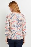 T-shirt en maille col V femme