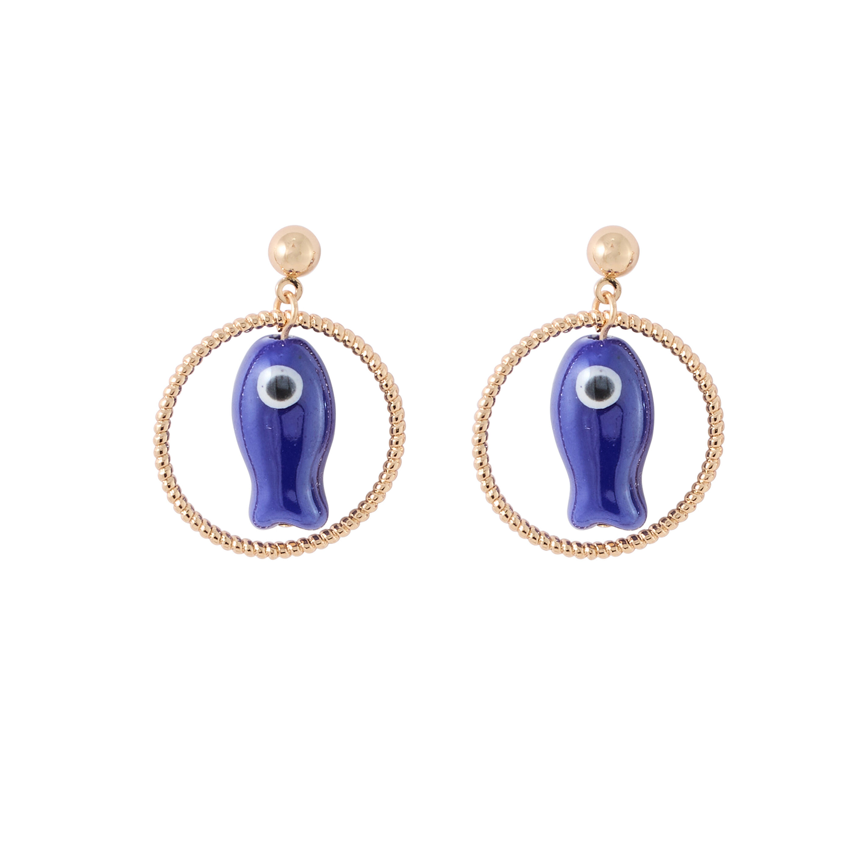 Boucles d'oreilles poisson femme