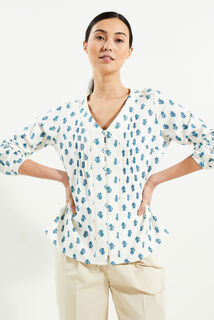 Chemise imprimée femme