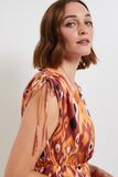 robe longue imprimée femme