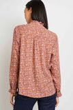 Chemise fluide fleurie femme