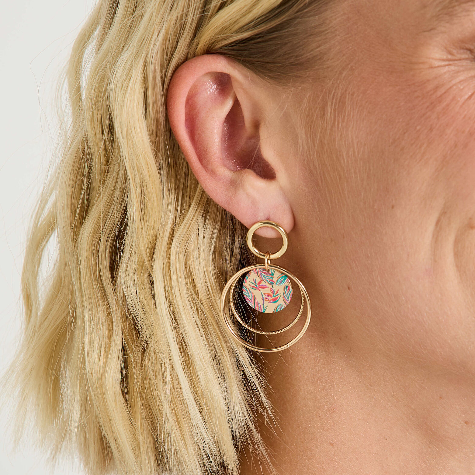 Boucles d'oreilles cercles femme