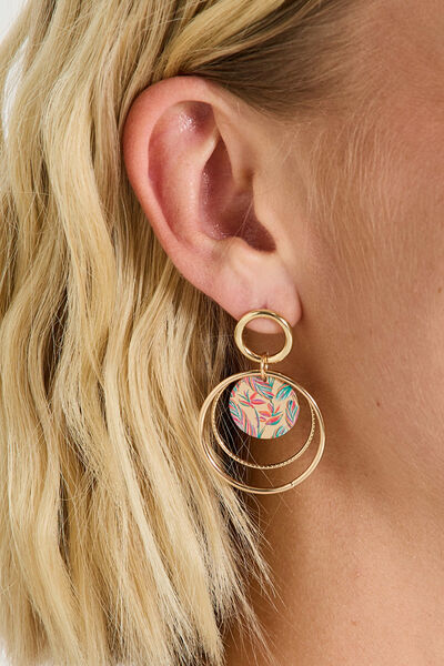 Boucles d'oreilles cercles femme