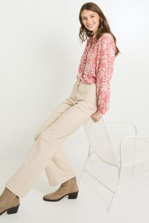 Chemise imprimée femme