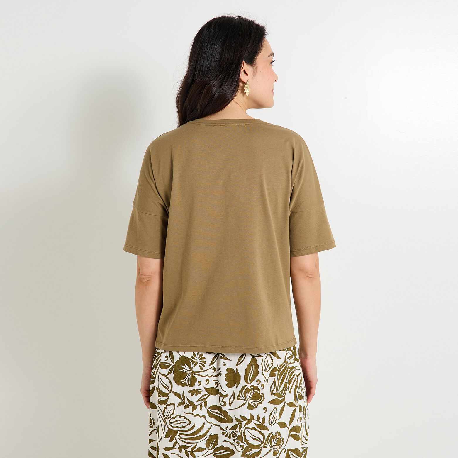 T-shirt clouté femme
