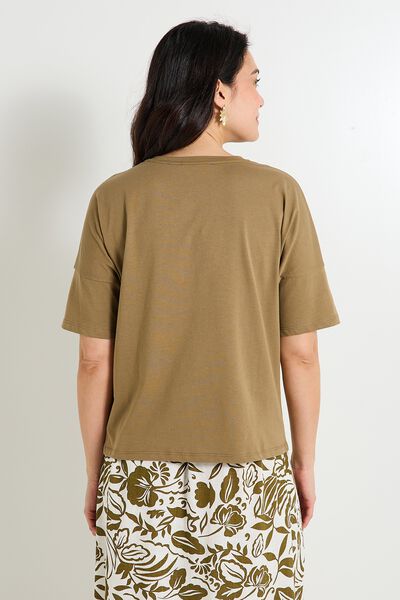 T-shirt clouté femme